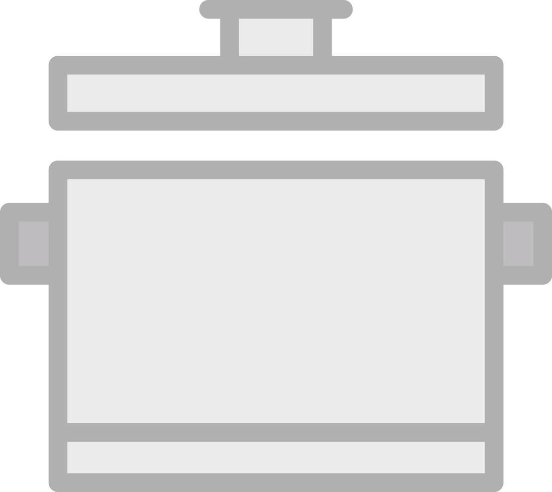 Cooking Pot Vector Icon Design