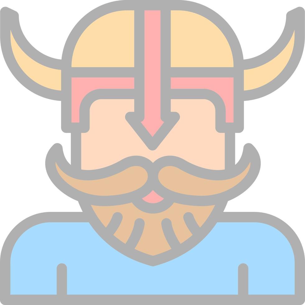 Viking Vector Icon Design