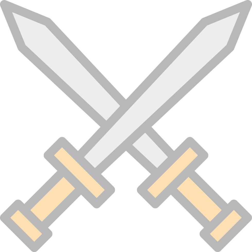 Swords Vector Icon Design