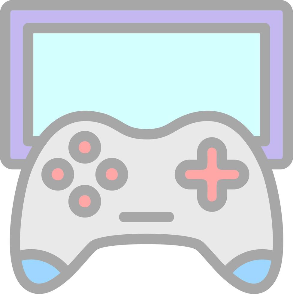 diseño de icono de vector de consola de juegos