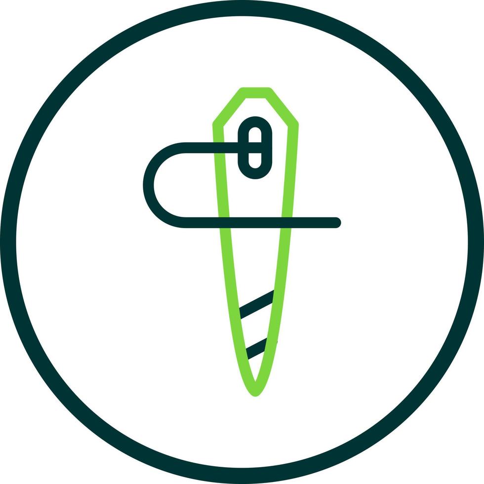 Needle Vector Icon Design