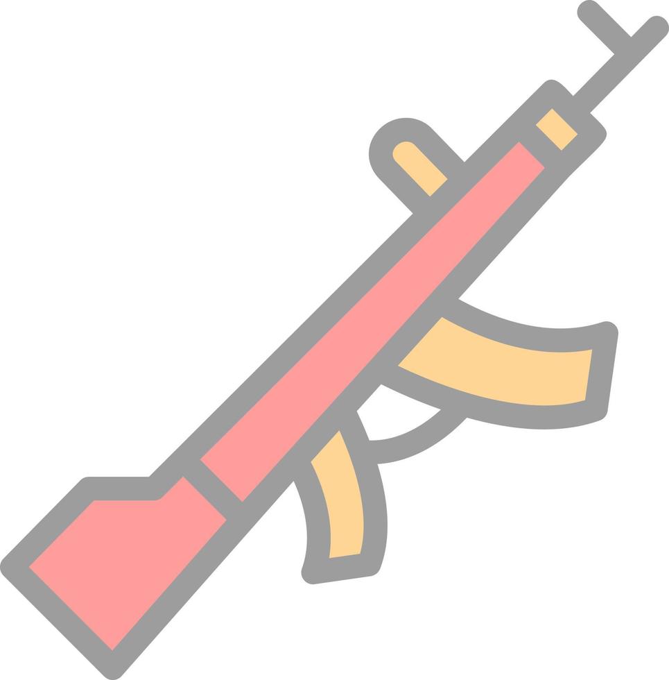 diseño de icono de vector de arma