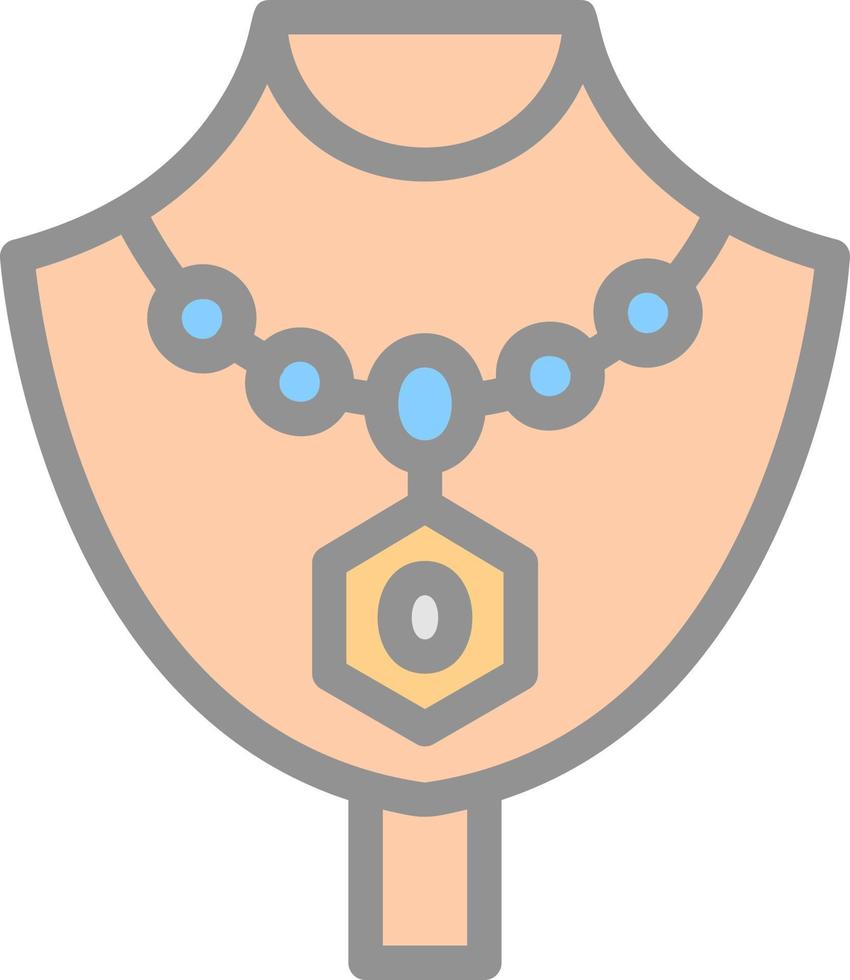 diseño de icono de vector de collar