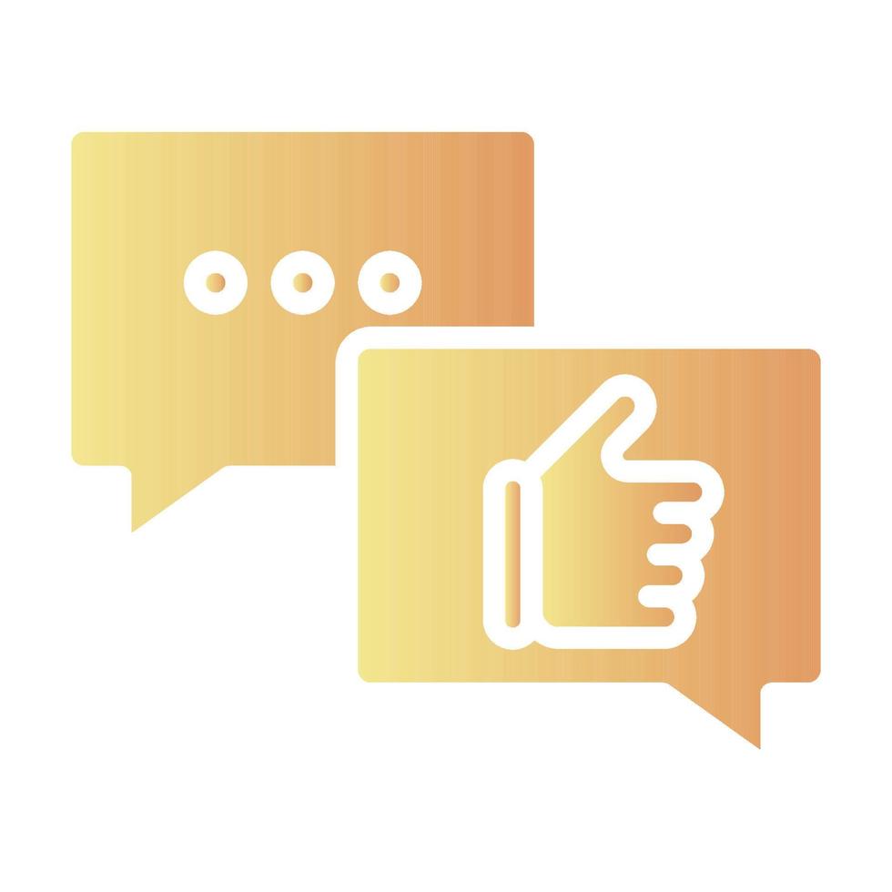 positive feedback icon, suitable for a wide range of digital creative projects. Happy creating. vector