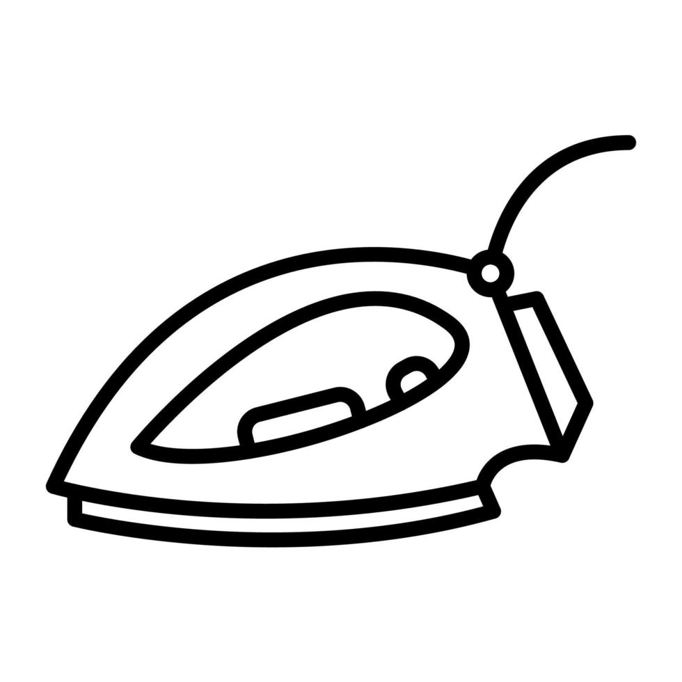 Clothes iron icon, suitable for a wide range of digital creative projects. Happy creating. vector