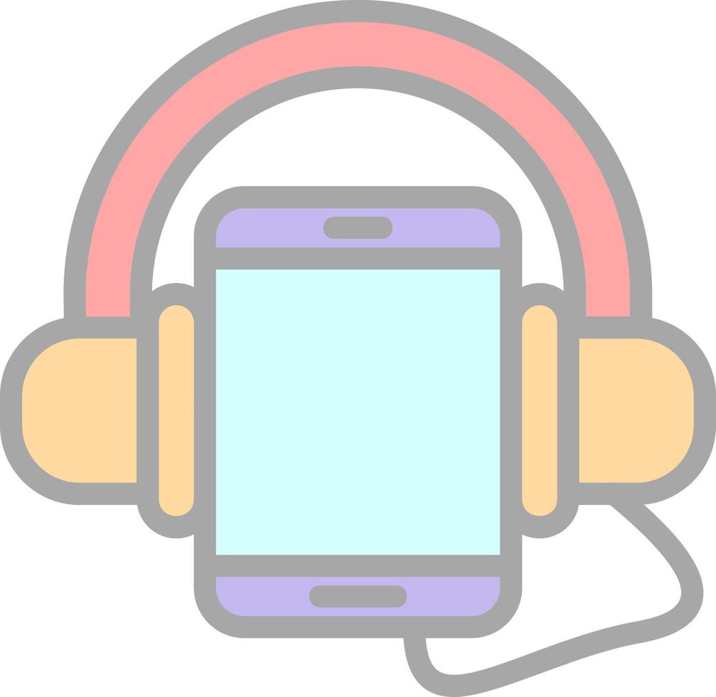 diseño de icono de vector de guía de audio