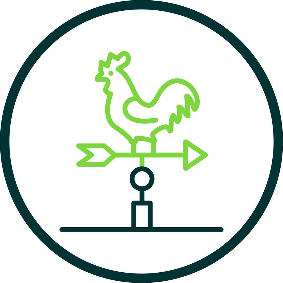 Weather Vane Vector Icon Design