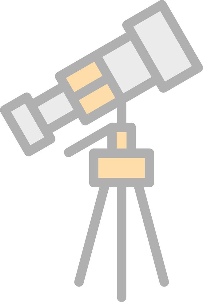 Telescope Vector Icon Design