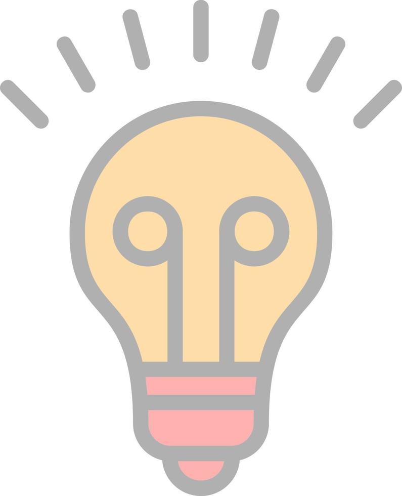 Light Bulb Vector Icon Design