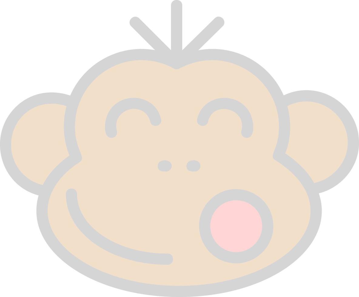 Monkey Vector Icon Design