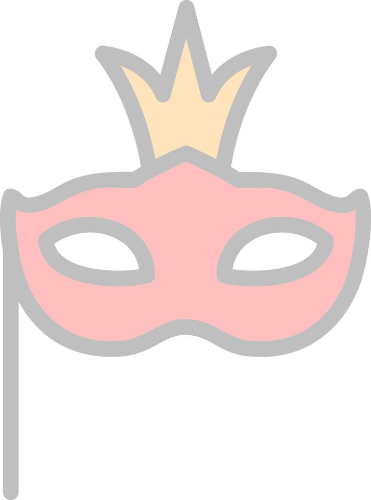 diseño de icono de vector de máscara de carnaval