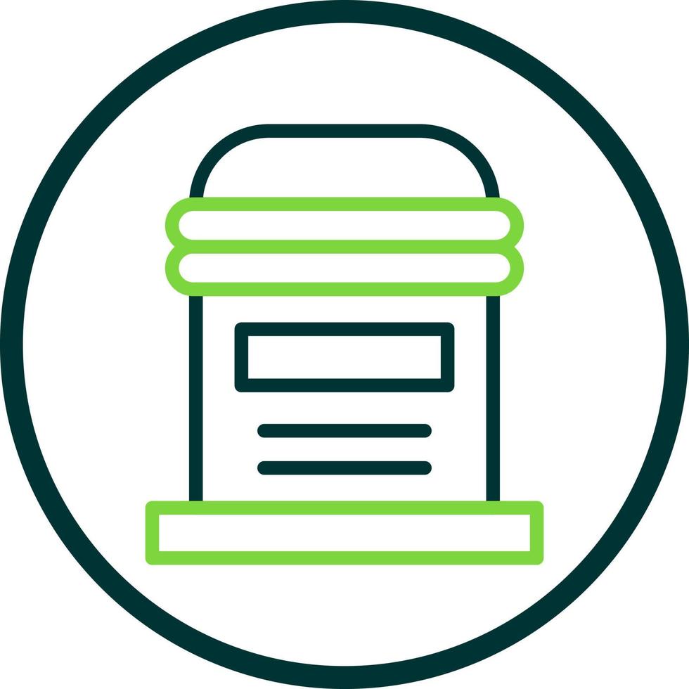Postbox Vector Icon Design
