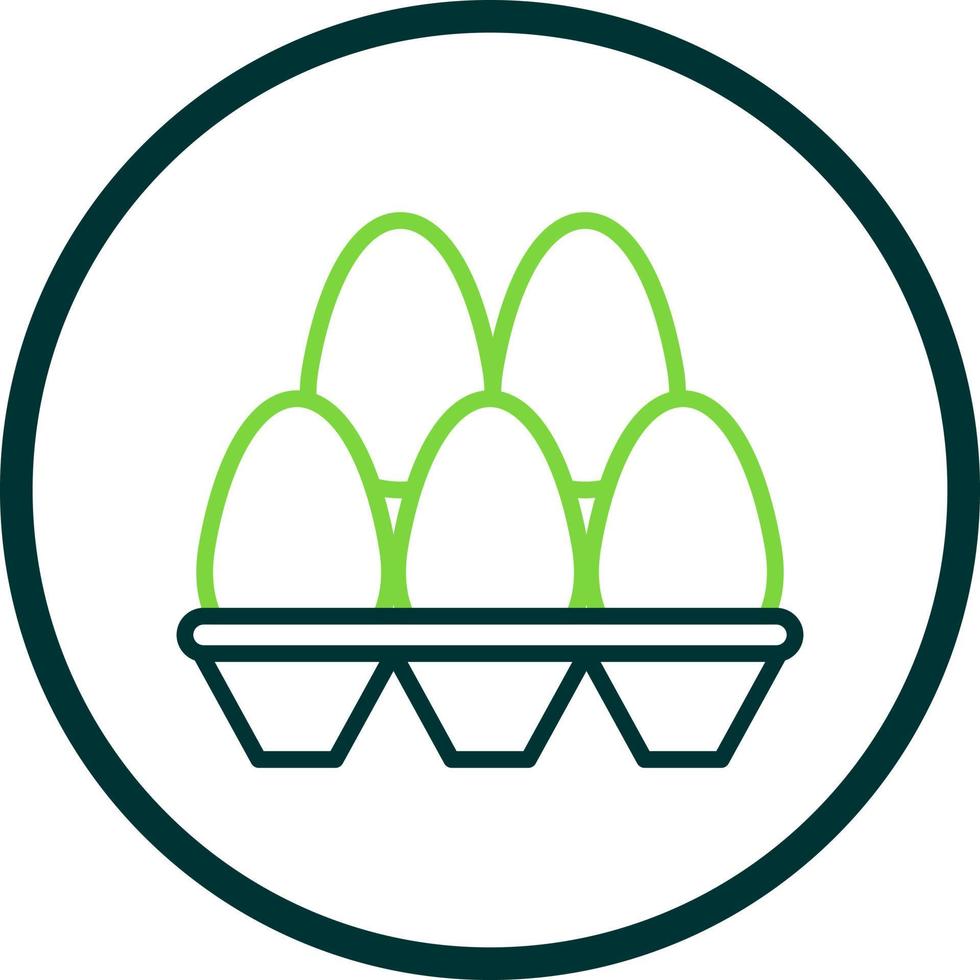 diseño de icono de vector de huevos