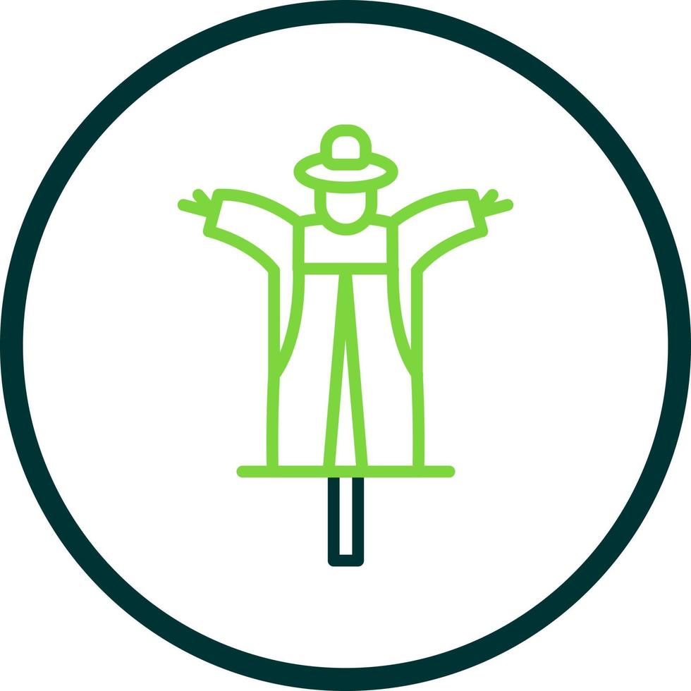 Scarecrow Vector Icon Design