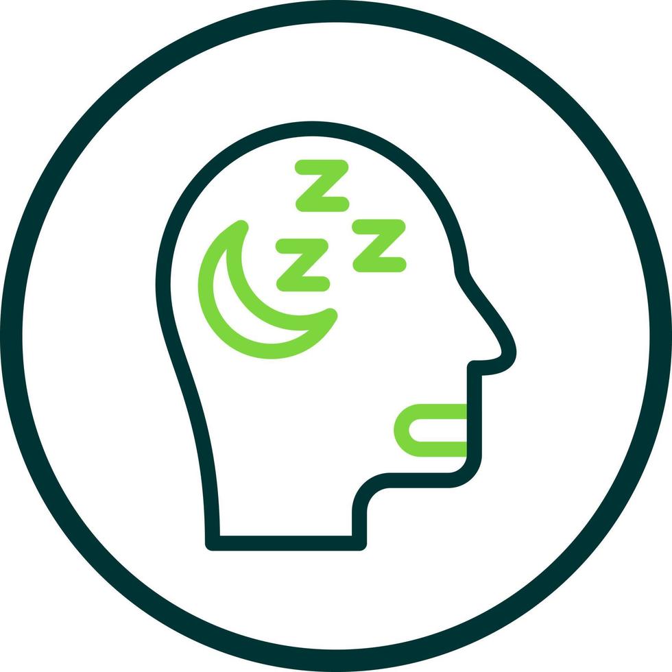 Narocolepsy Vector Icon Design