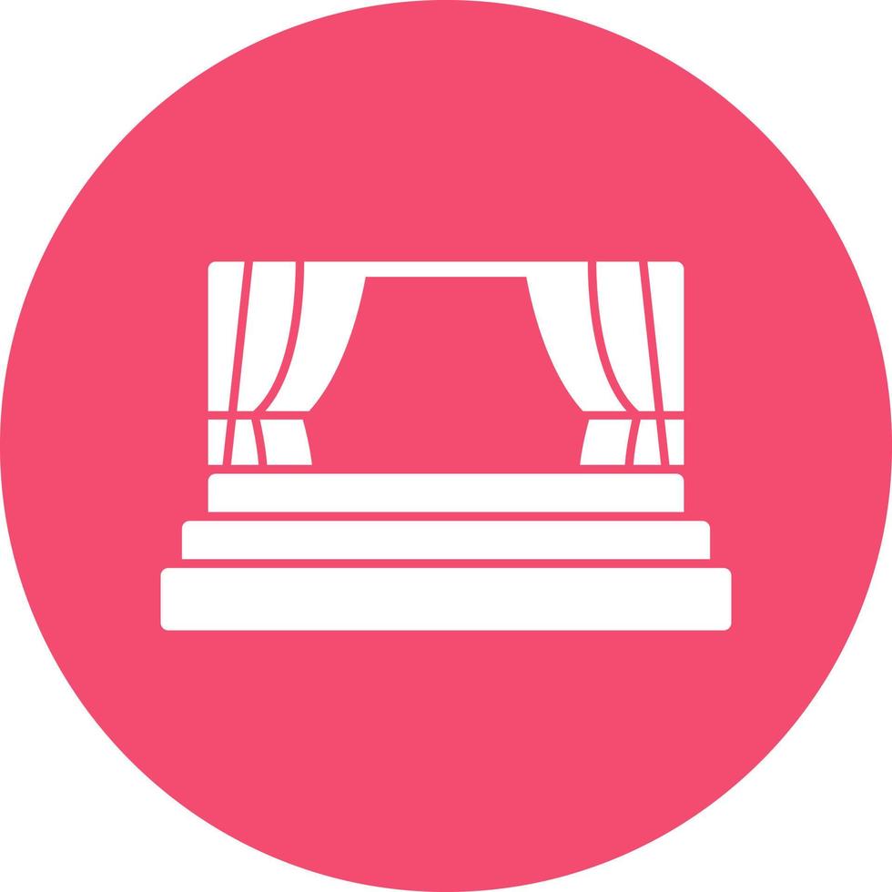 Stage Vector Icon Design