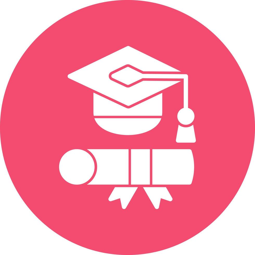 diseño de icono de vector de toga de graduación