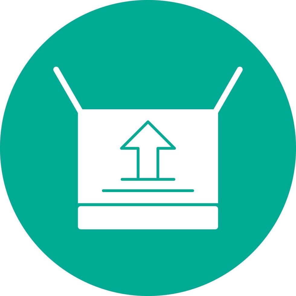 Open Box Vector Icon Design