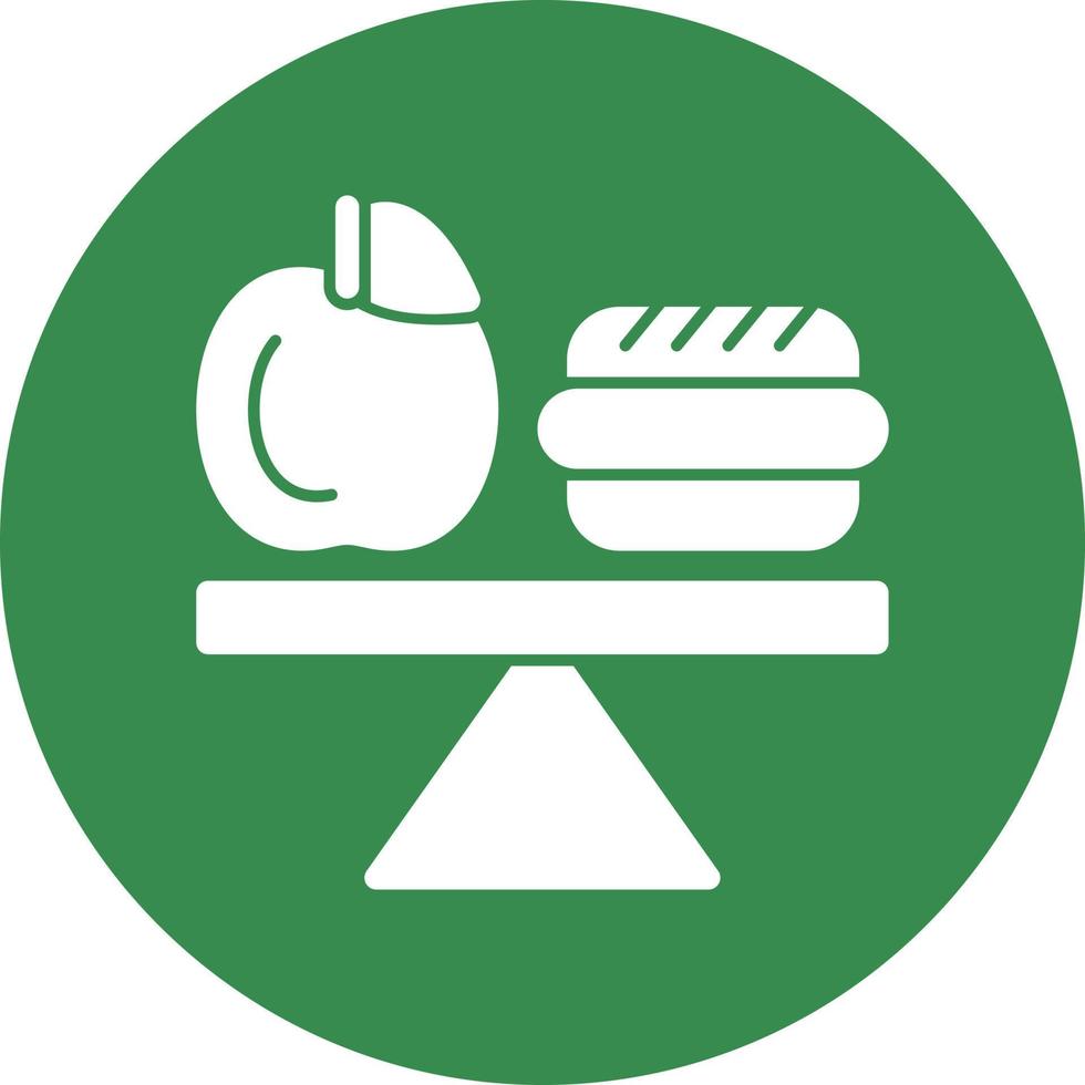 Balanced Diet Vector Icon Design
