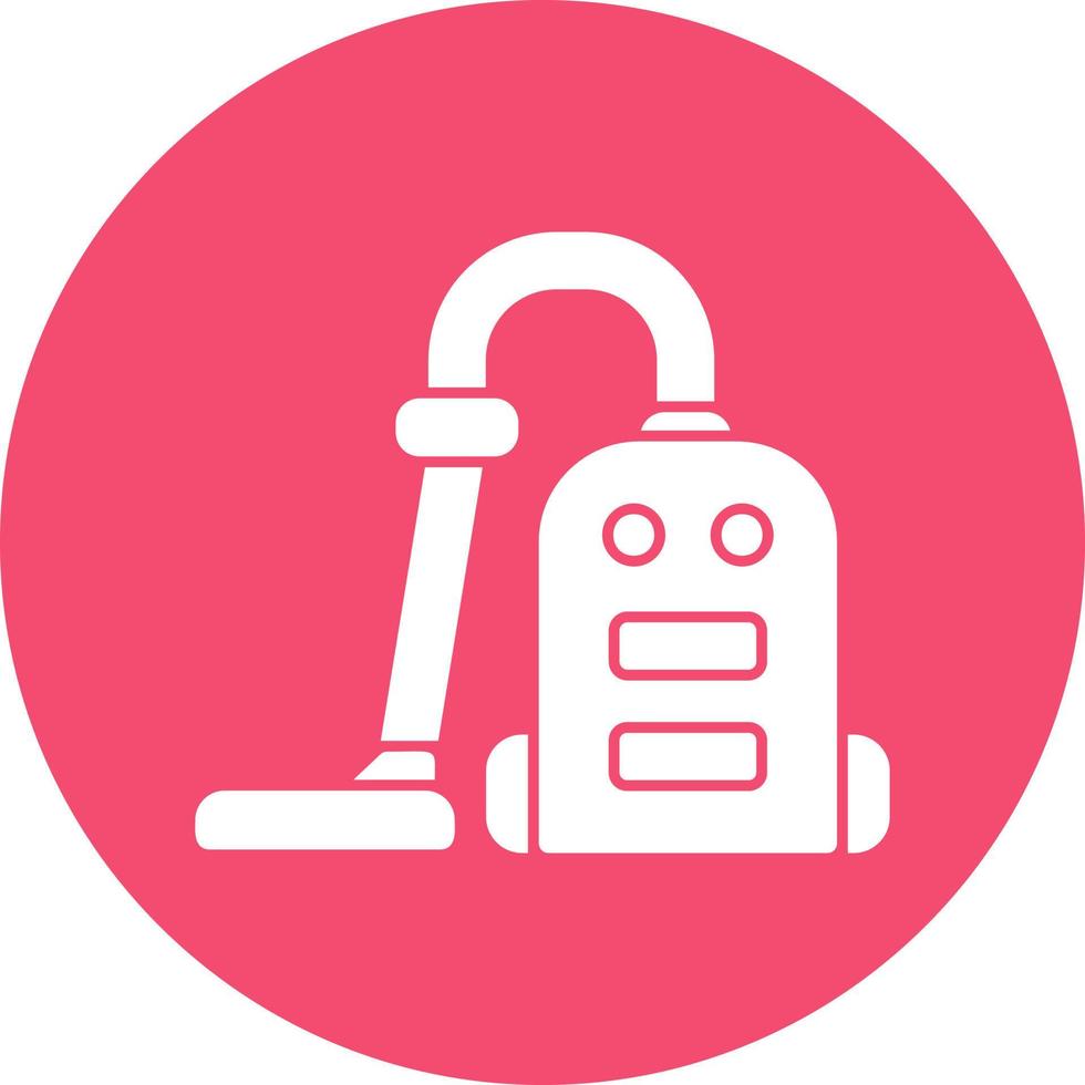 Vacuum Cleaner Vector Icon Design