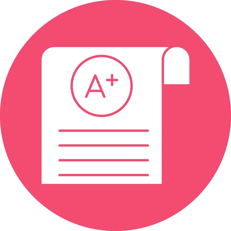 Student Grades Vector Icon Design