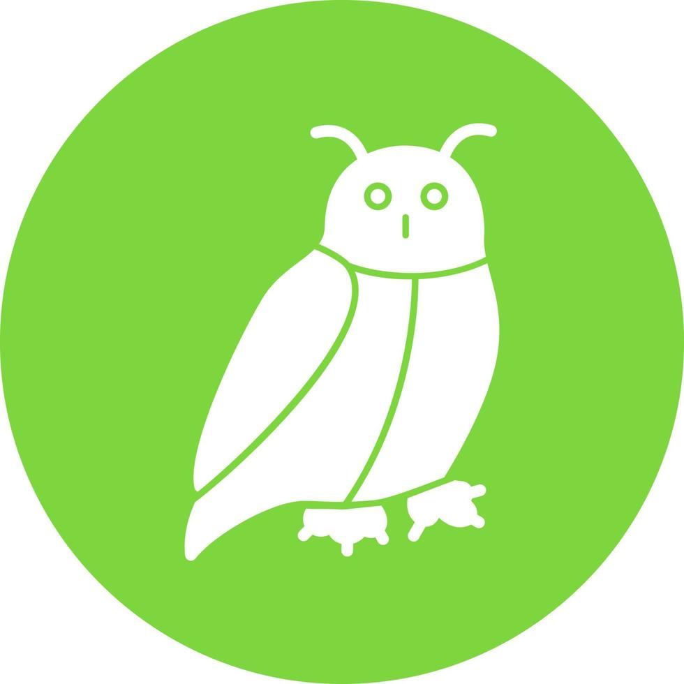 Owl Vector Icon Design