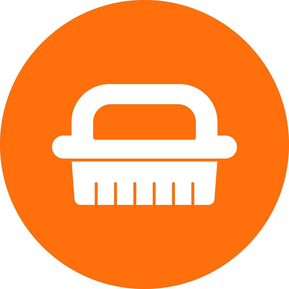 Cleaning Brush Vector Icon Design