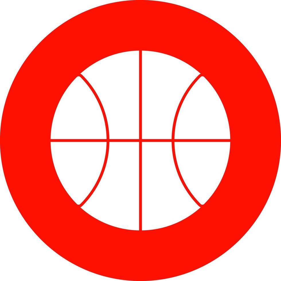 Basketball Vector Icon Design