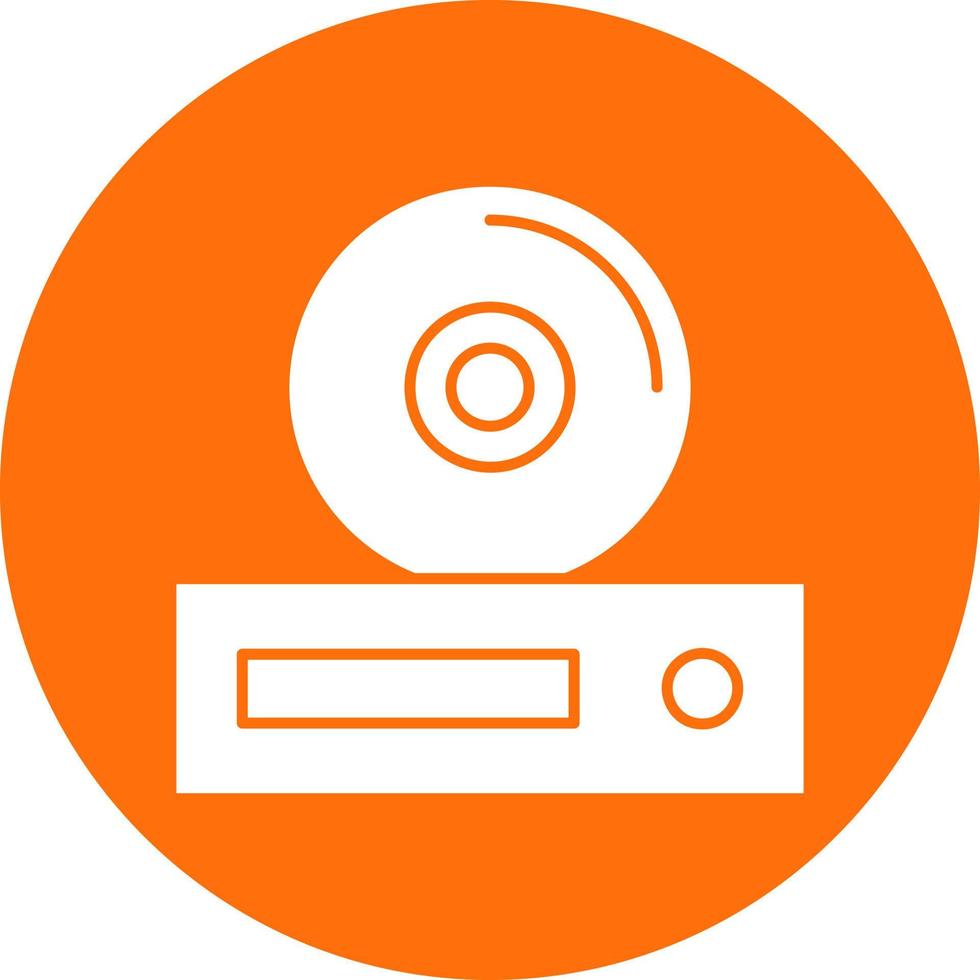 diseño de icono de vector de dvd