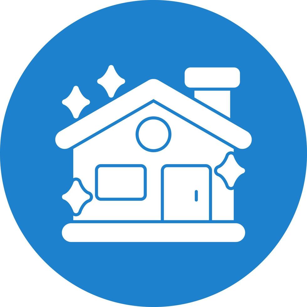 Clean House Vector Icon Design