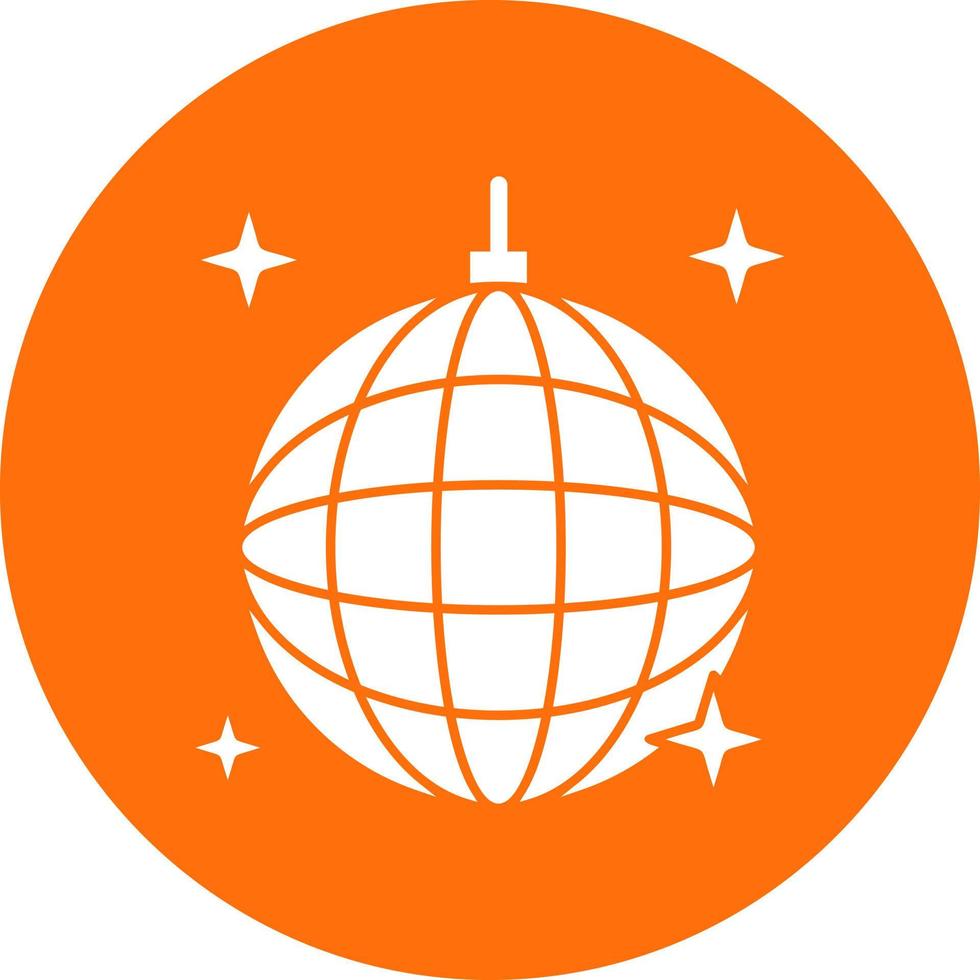 Disco Ball Vector Icon Design