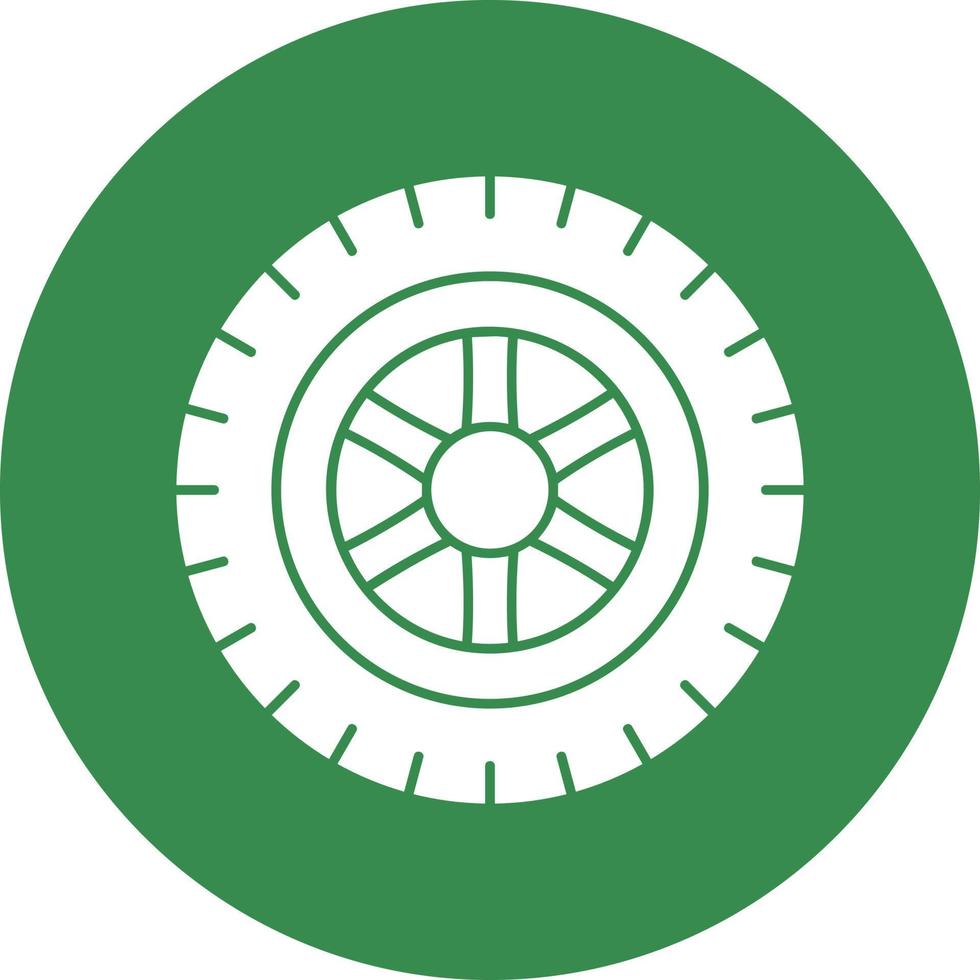 Tire Vector Icon Design