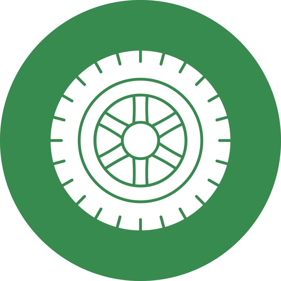 Tire Vector Icon Design