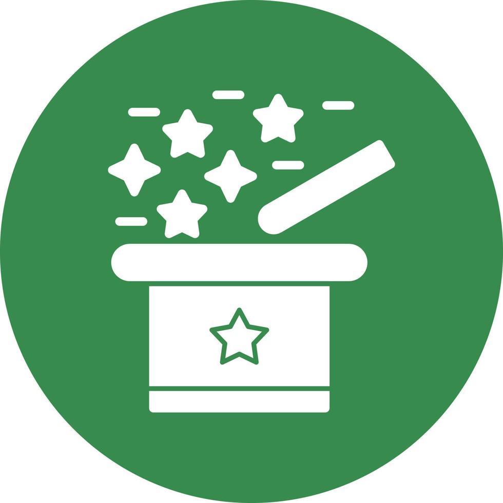 Magic Trick Vector Icon Design
