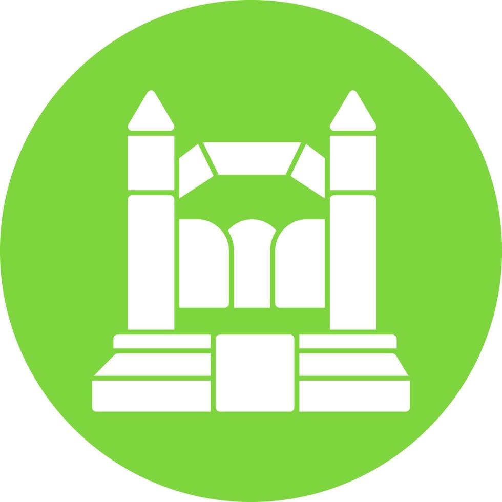 Bouncy Castle Vector Icon Design