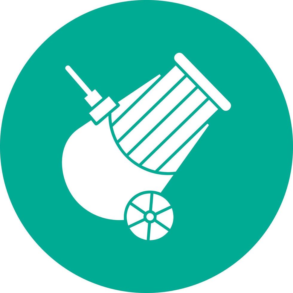 Circus Canon Vector Icon Design