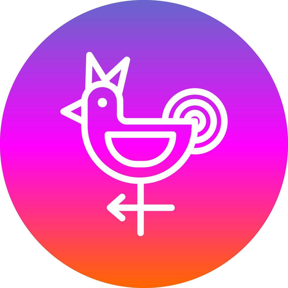 Weather Vane Vector Icon Design