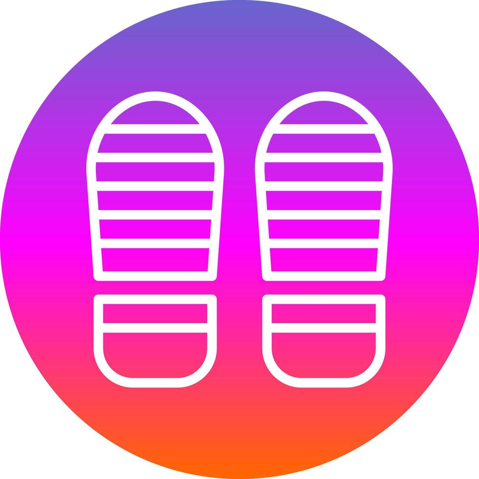 Footsteps Vector Icon Design