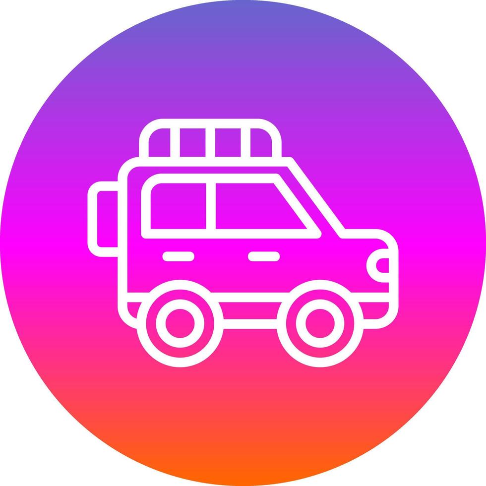 diseño de icono de vector de jeep