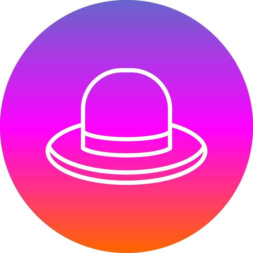 diseño de icono de vector de sombrero