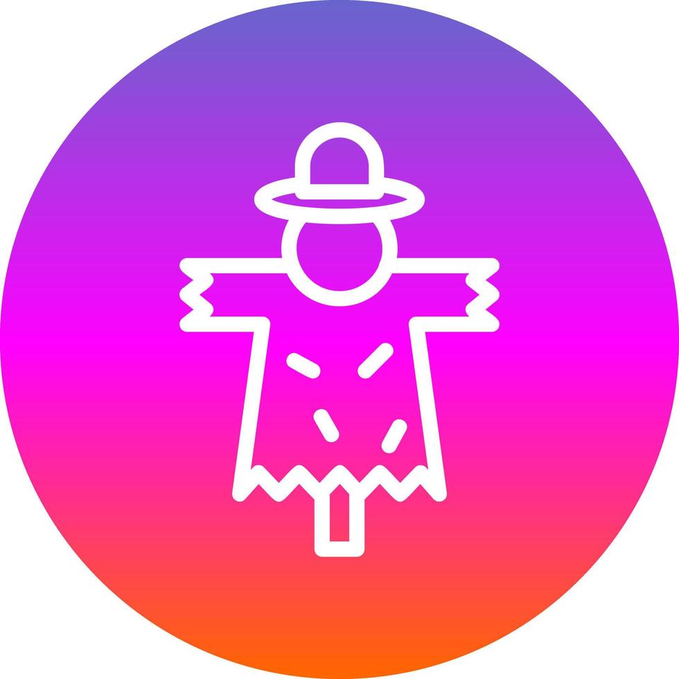 Scarecrow Vector Icon Design
