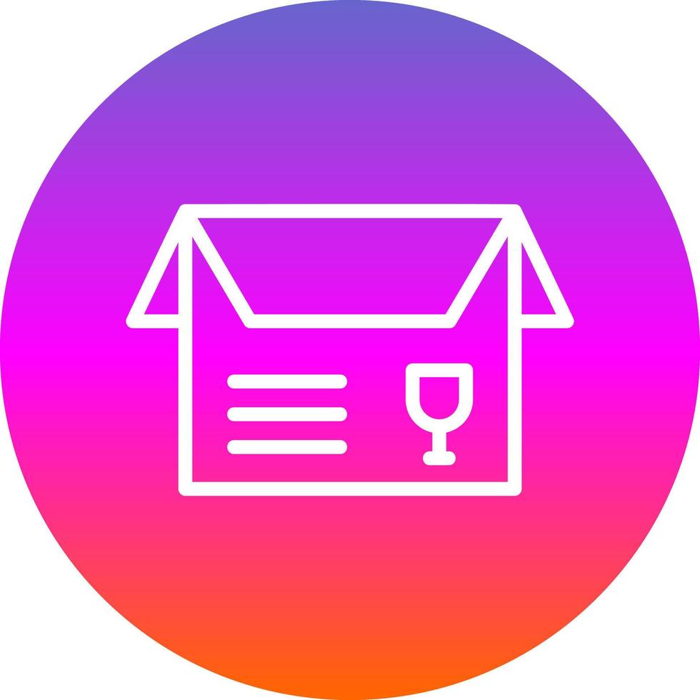 Open Box Vector Icon Design