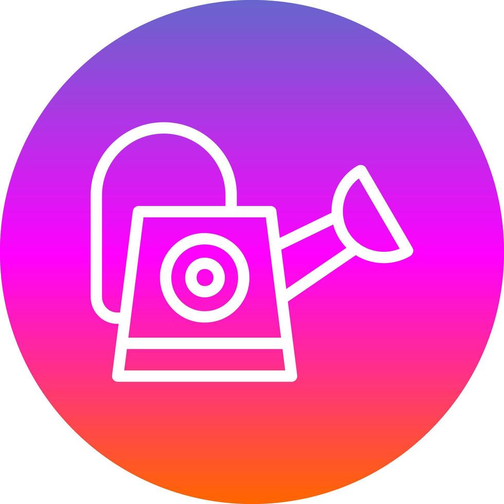 Watering Can Vector Icon Design