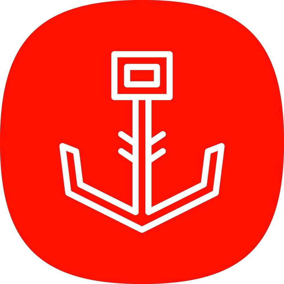 Anchor Vector Icon Design
