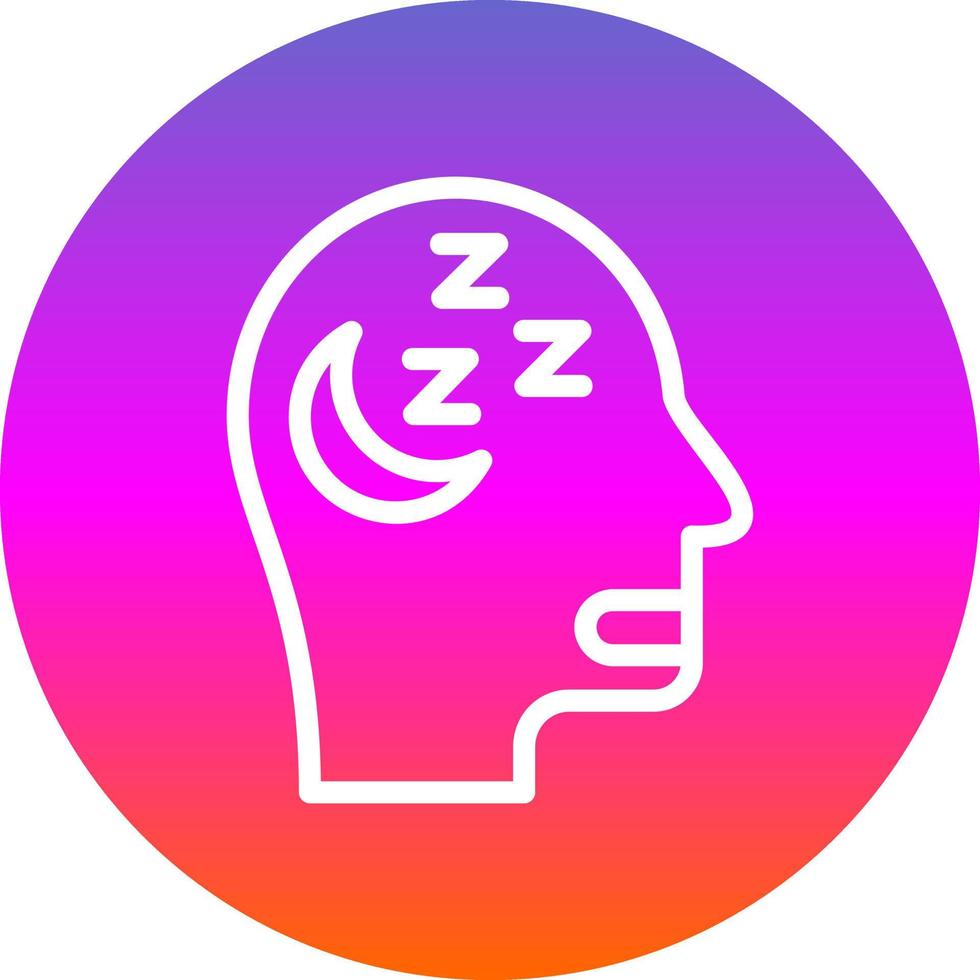 Narocolepsy Vector Icon Design