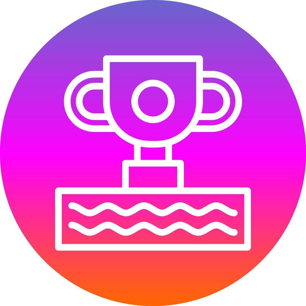 Trophy Vector Icon Design