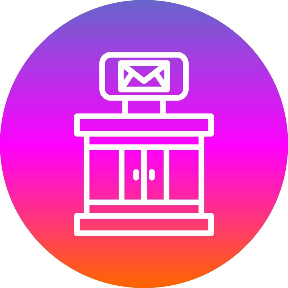 Post Office Vector Icon Design