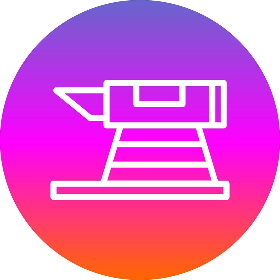 Anvil Vector Icon Design