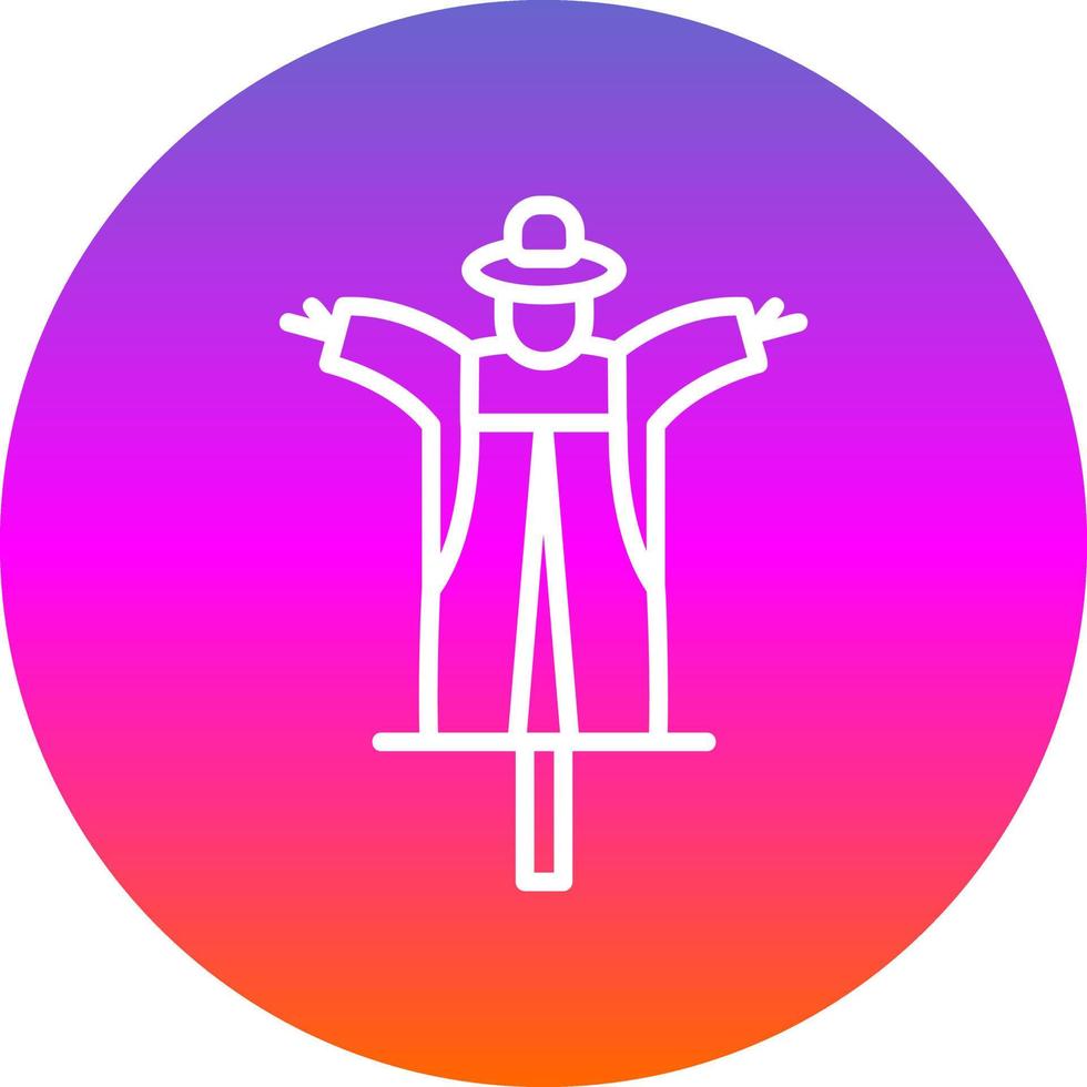 Scarecrow Vector Icon Design