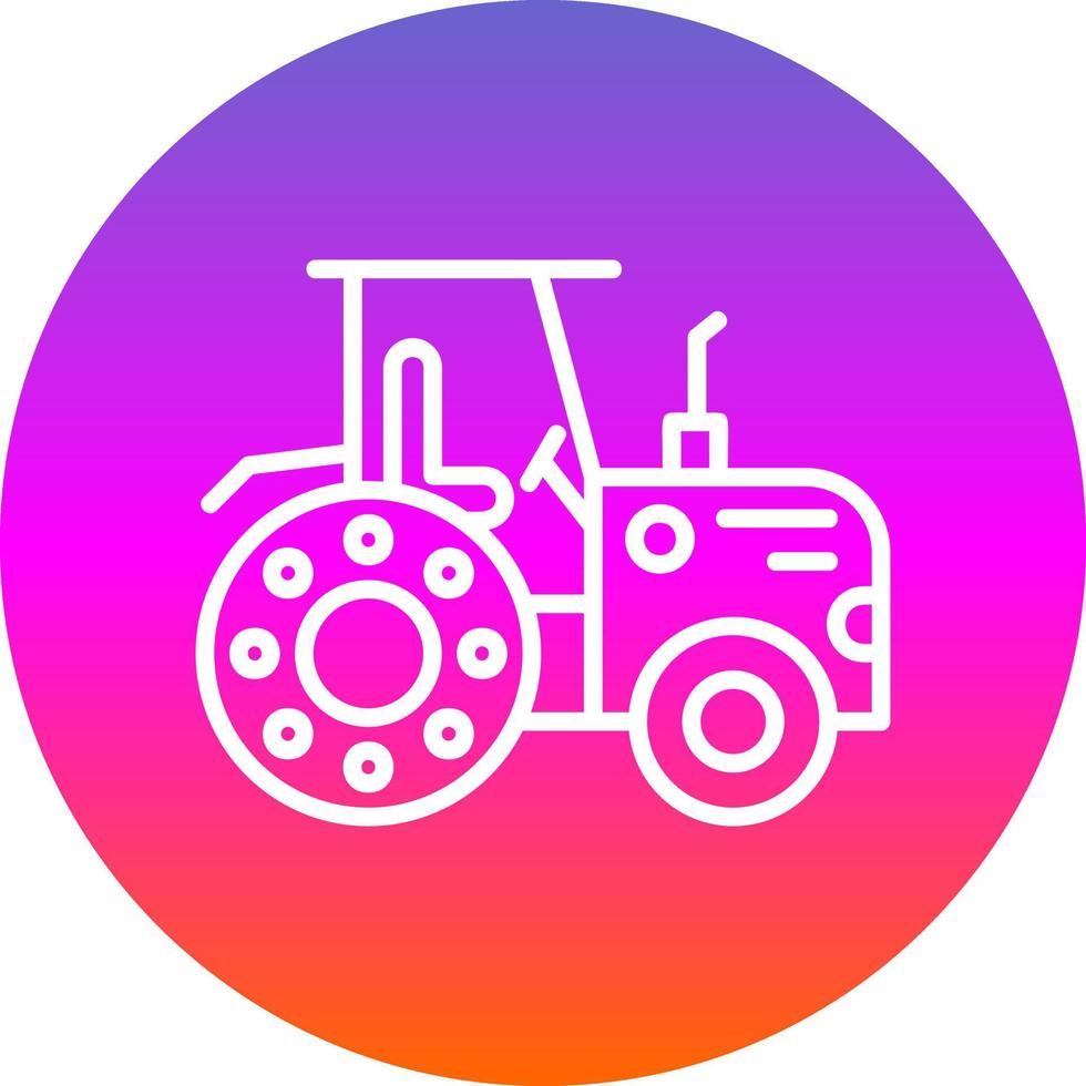 Tractor Vector Icon Design